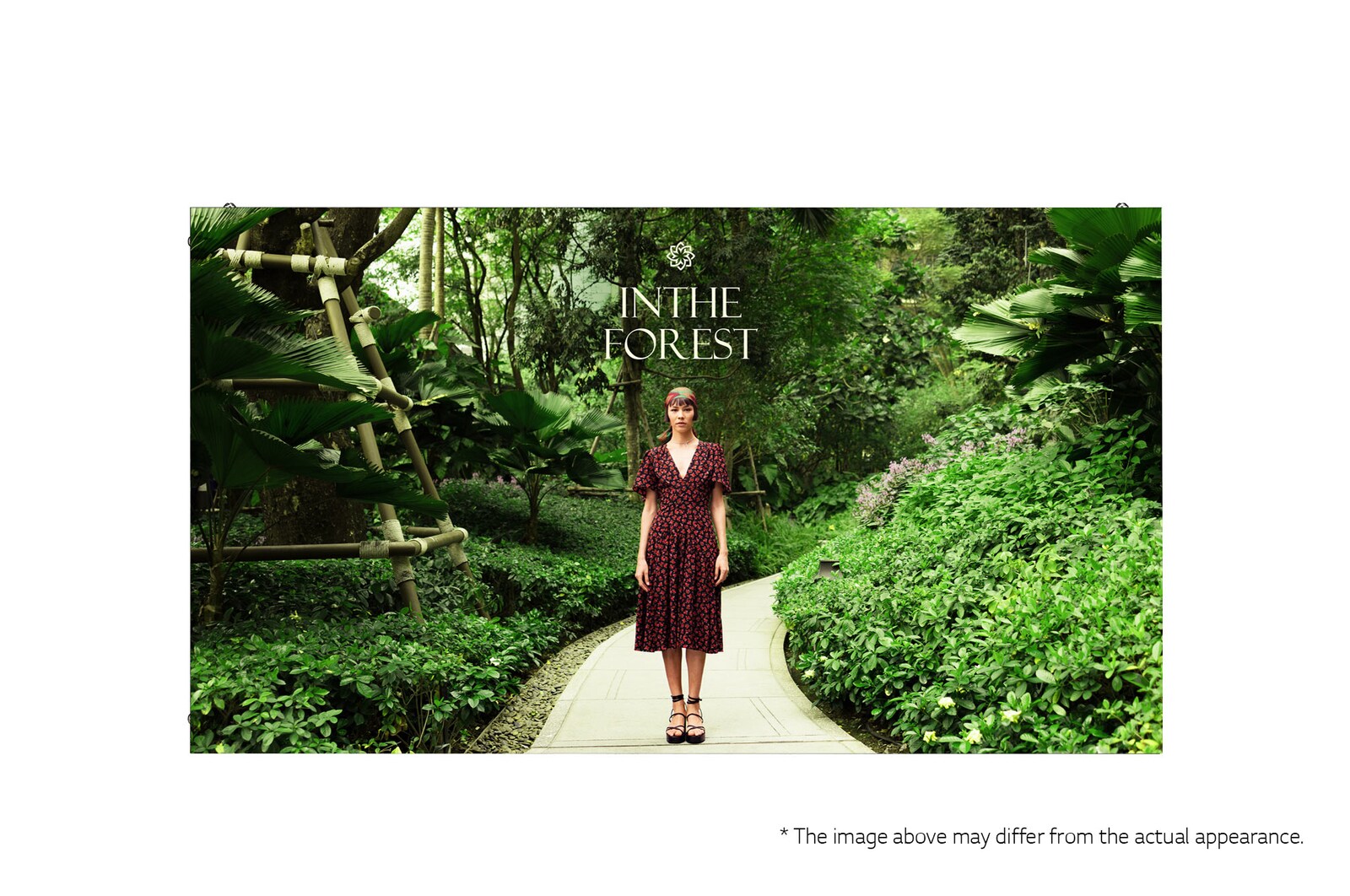 Front view of P1.25 inch Indoor LED Signage - LSCC012-GZ