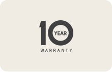10-year warranty logo