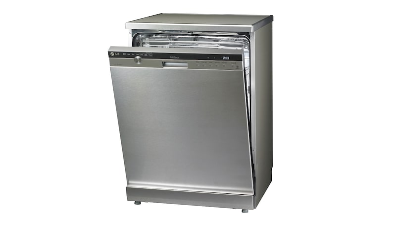 LG TrueSteam™ Direct Drive Dishwasher with SmartRack™ Technology (Stainless Steel), D1484CF