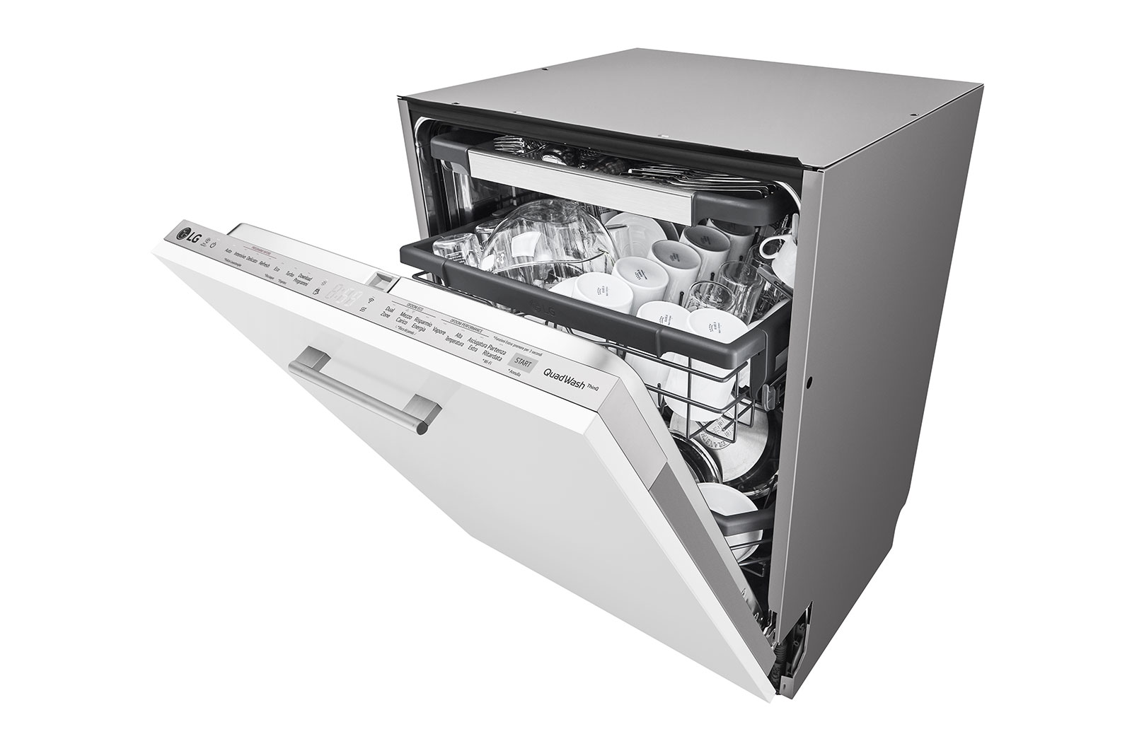 LG 60cm QuadWash™ Integrated Dishwasher TrueSteam™ , DB325TXS