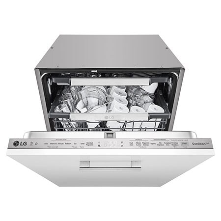 LG 60cm QuadWash™ Integrated Dishwasher TrueSteam™ , DB425TXS