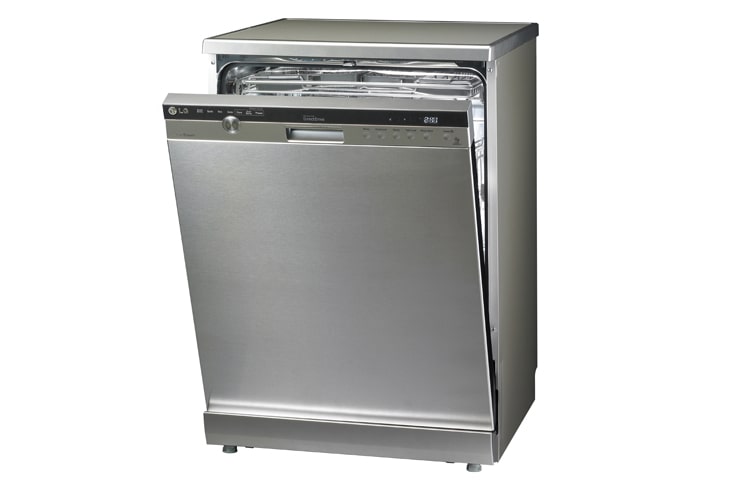 LG TrueSteam™ Direct Drive Dishwasher with SmartRack™ Technology (Stainless Steel), D1454TF