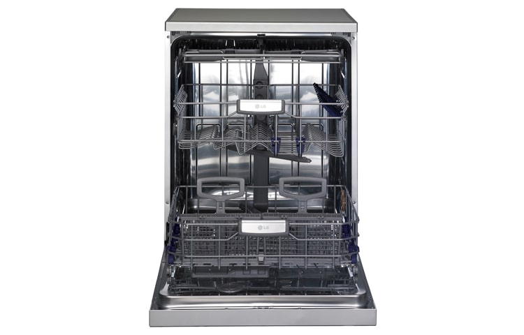 LG TrueSteam™ Direct Drive Dishwasher with SmartRack™ Technology (Stainless Steel), D1454TF