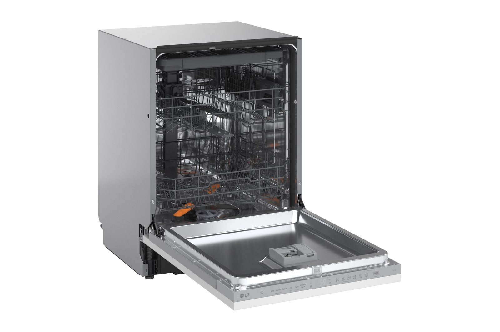 Left-side open door view