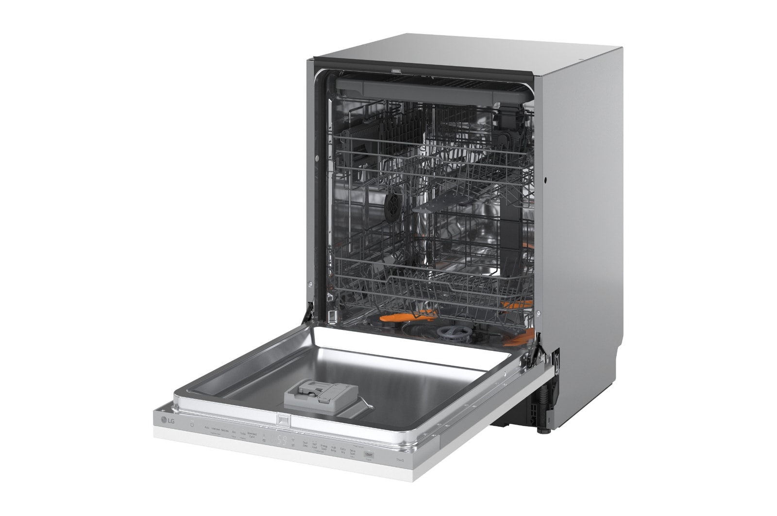 Side view with 3rd rack - lower