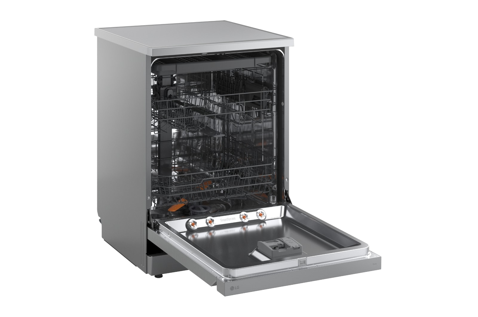 Drawer open side view