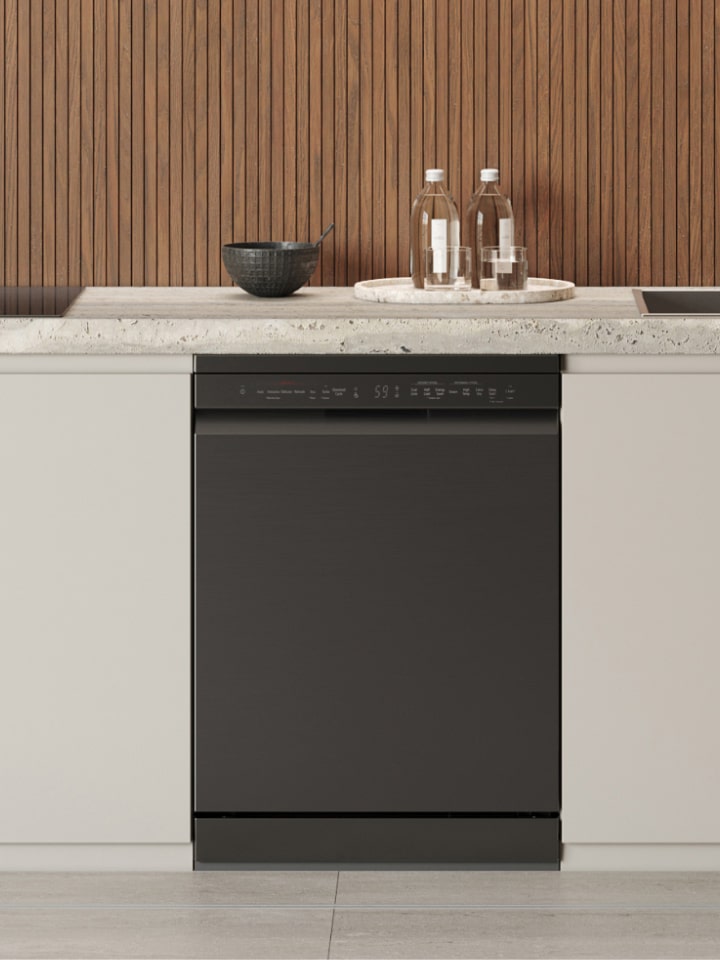 Interior lifestyle image showcasing the LG free-standing Dishwasher