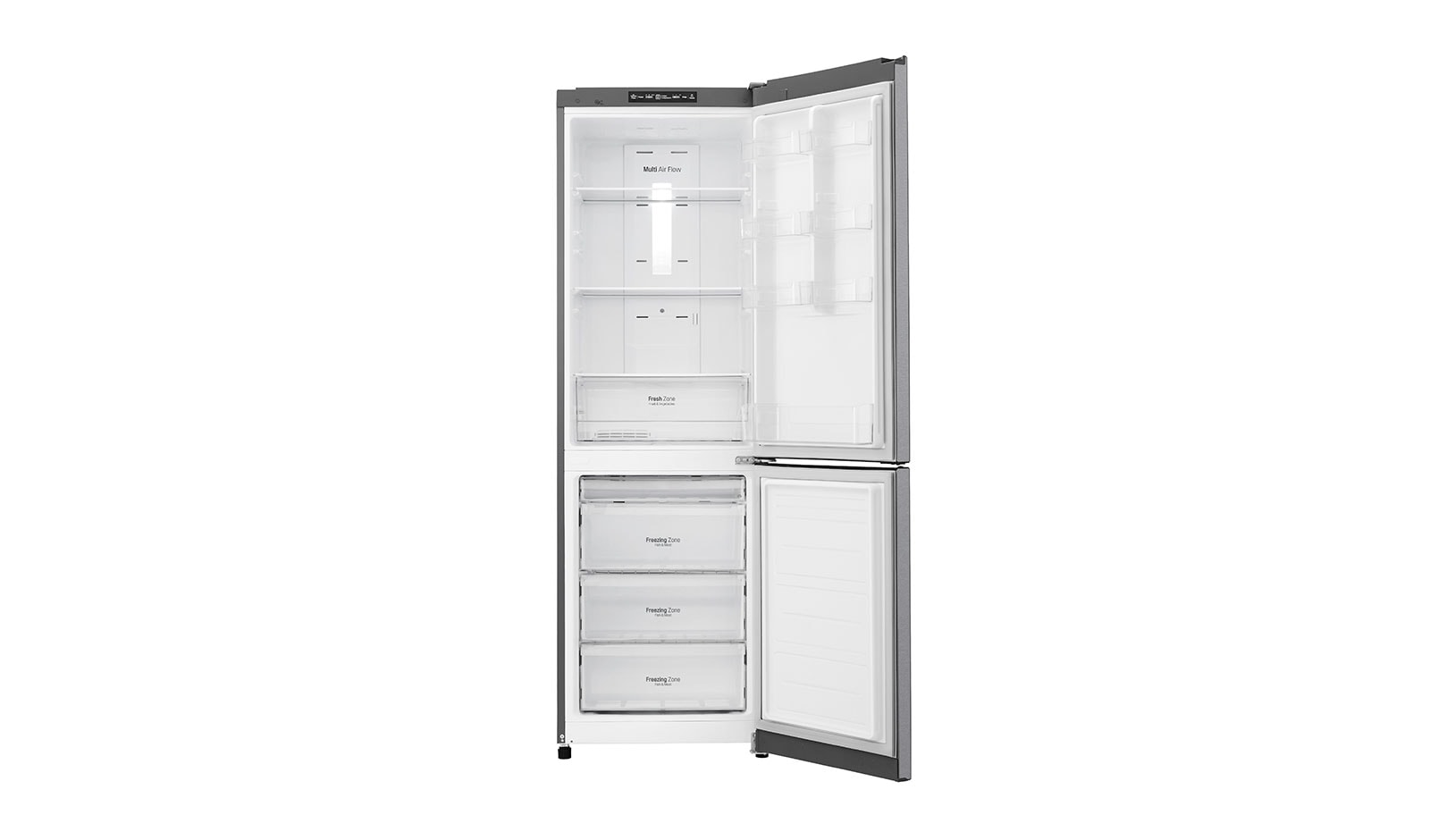 LG Smart Fridge Freezer with Total No Frost and Inverter Linear Compressor, GBB39DSJZ