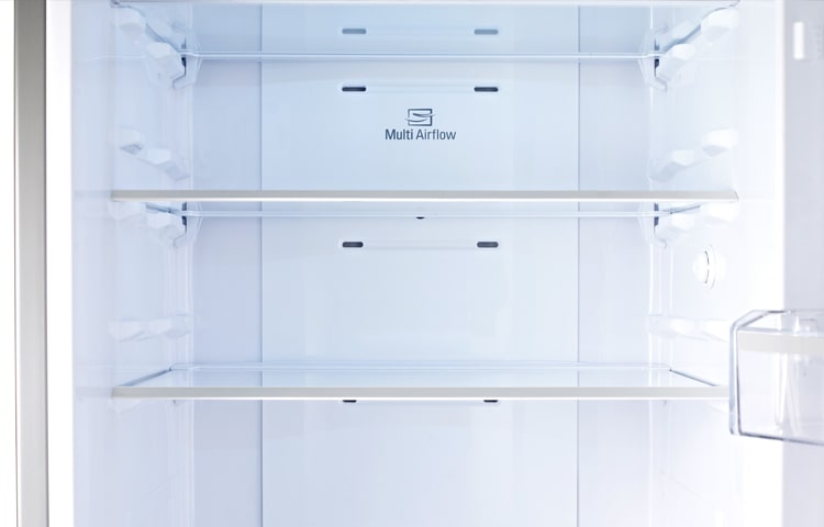 LG Premium Steel Combi Fridge Freezer, GBB530NSCFE