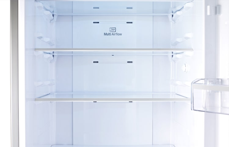 LG SHINY STEEL COMBI FRIDGE FREEZER, GBB530VMCQE