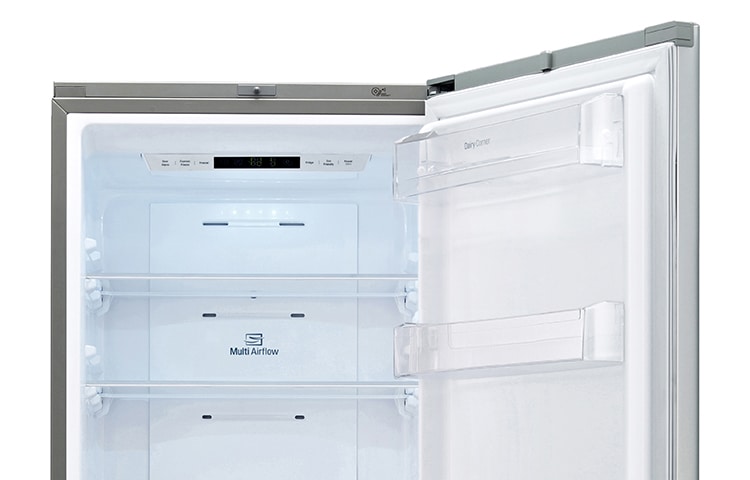 LG Premium Steel Combi Fridge Freezer, GBB539NSCPS