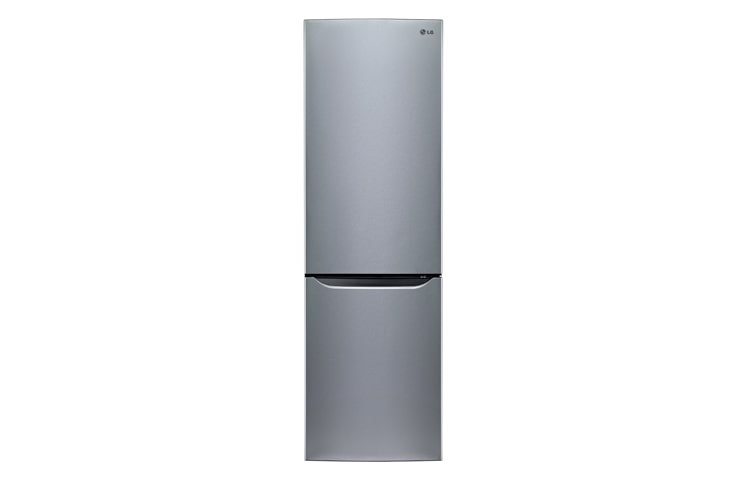 LG A+ ENERGY RATED Shiny Steel COMBI FRIDGE FREEZER, GBB539PZCWS