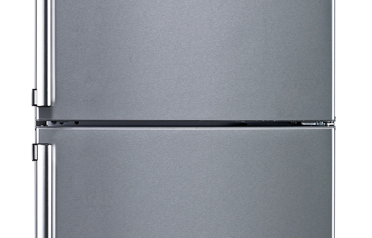 LG Shiny Steel Combi Fridge Freezer, GBB539PZHWB