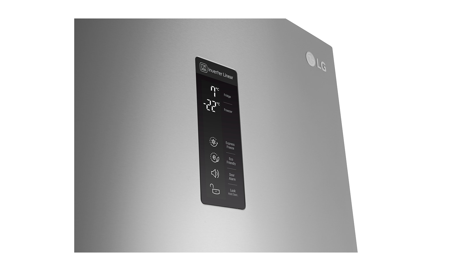 LG New Premium Fridge Freezer, GBB59PZFZB