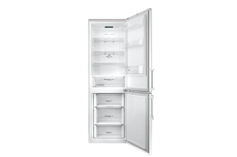 LG Premium Smart Fridge Freezer with Inverter Linear Compressor, GBB59SWJZB