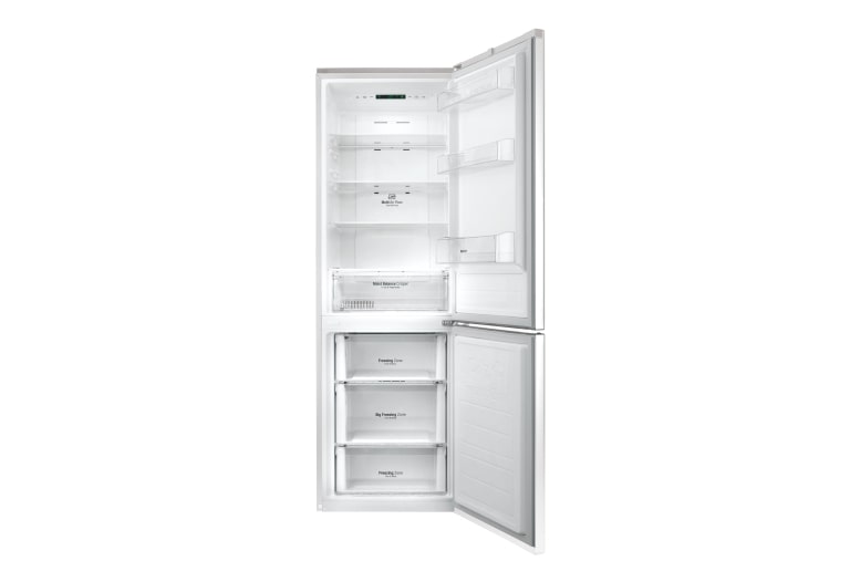 LG Fridge Freezer with Total No Frost and Inverter Linear Compressor, GBB59SWRZS