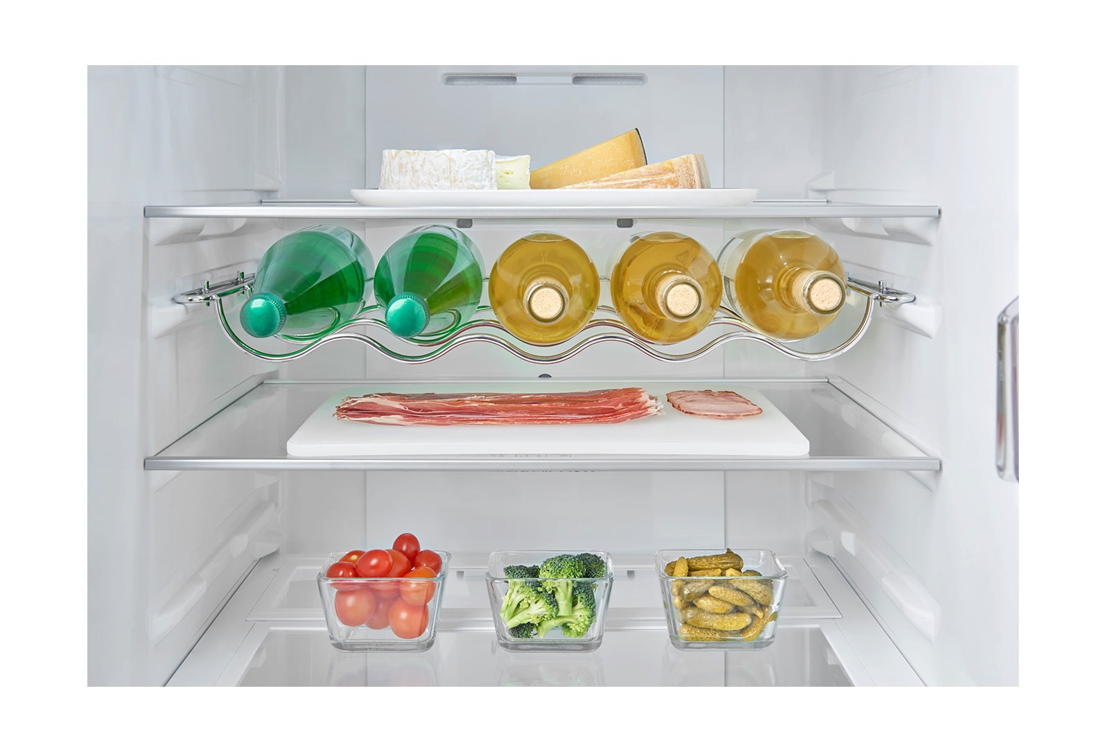 LG GBB60MCGFS Smart 70/30 Fridge Freezer - Matte Black, GBB60MCGFS