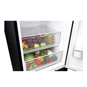 LG GBB60MCGFS Smart 70/30 Fridge Freezer - Matte Black, GBB60MCGFS