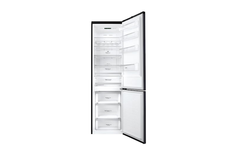 LG GBB60MCGFS Smart 70/30 Fridge Freezer - Matte Black, GBB60MCGFS