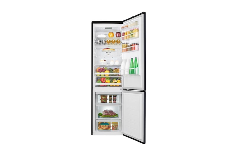 LG GBB60MCGFS Smart 70/30 Fridge Freezer - Matte Black, GBB60MCGFS