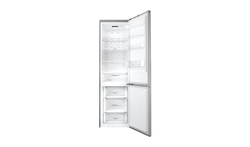 LG Smart Fridge Freezer with Total No Frost and Inverter Linear Compressor, GBB60PZJZS