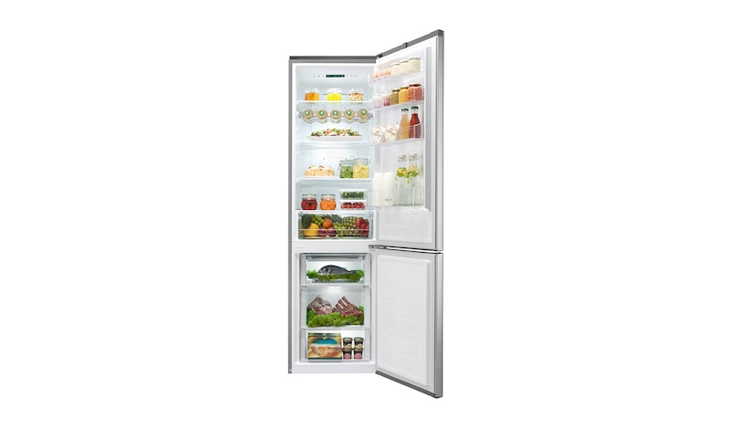 LG Smart Fridge Freezer with Total No Frost and Inverter Linear Compressor, GBB60PZJZS