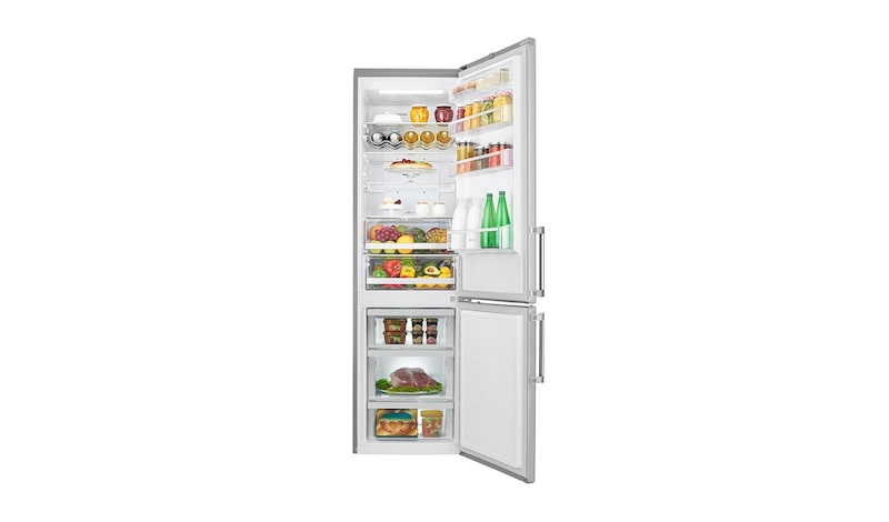 LG New Premium Fridge Freezer, GBB60SAFFB