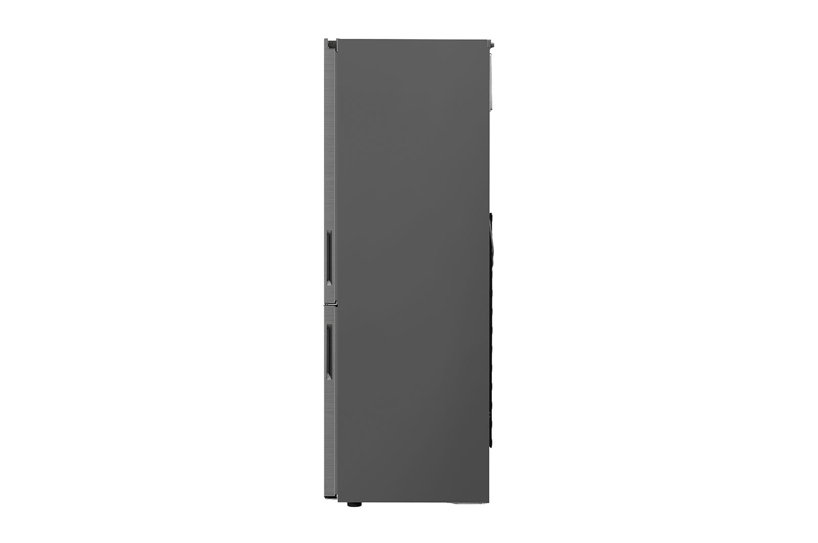 LG 341L Tall Fridge Freezer Total No Frost, Shiny Steel, GBB61PZJEC