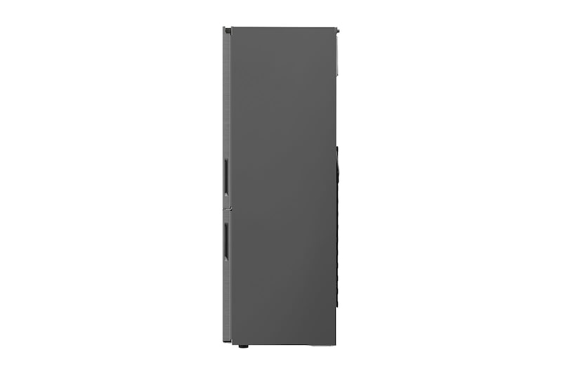 LG 341L Tall Fridge Freezer Total No Frost, Shiny Steel, GBB61PZJEC