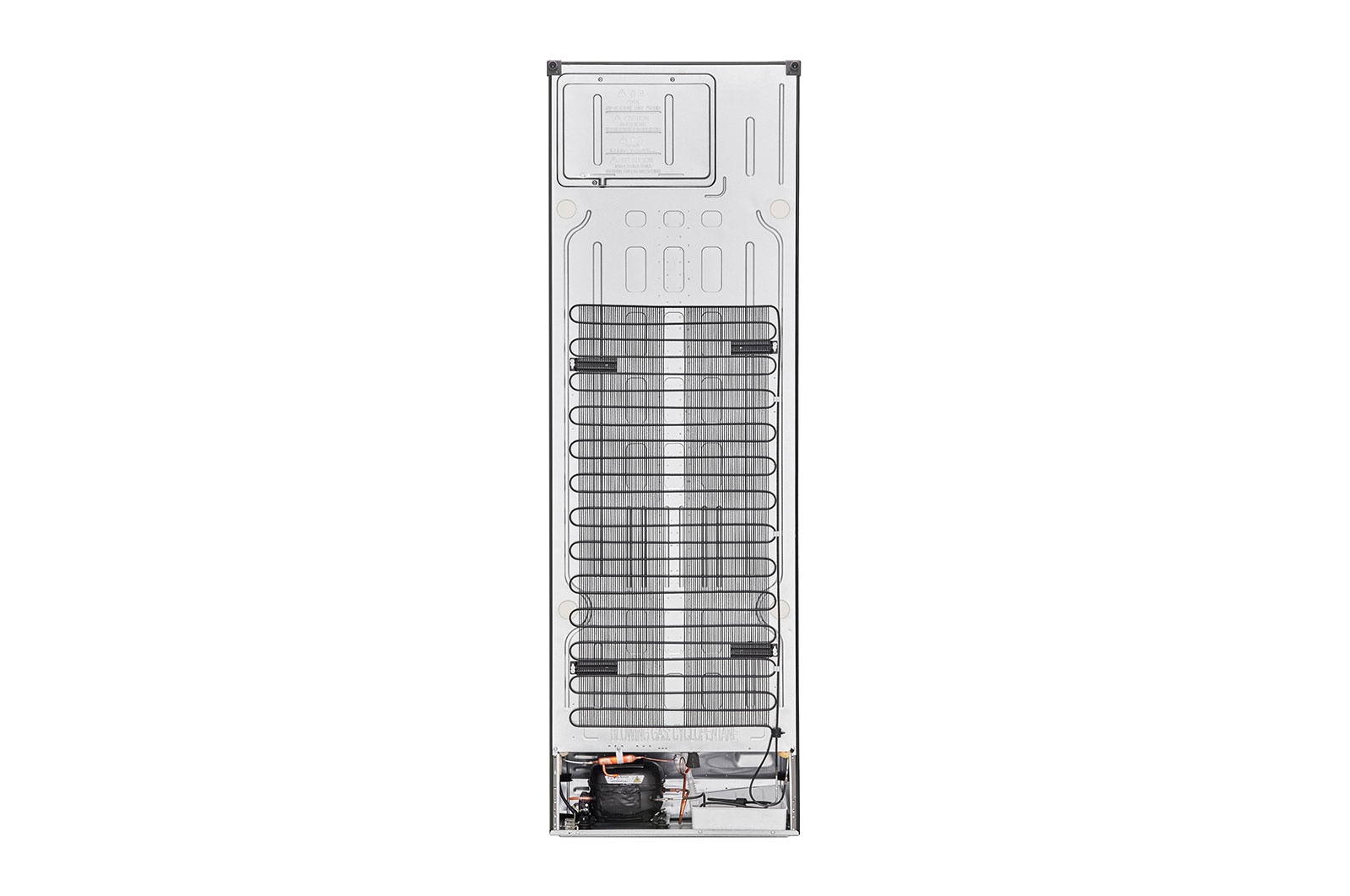 LG 341L Tall Fridge Freezer Total No Frost, Shiny Steel, GBB61PZJEC