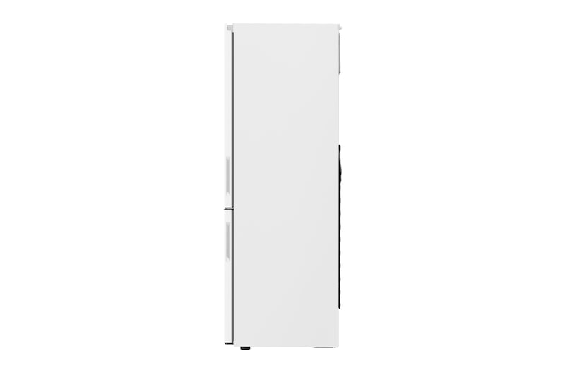 LG 341L Tall Fridge Freezer Total No Frost, Super White, GBB61SWJEC