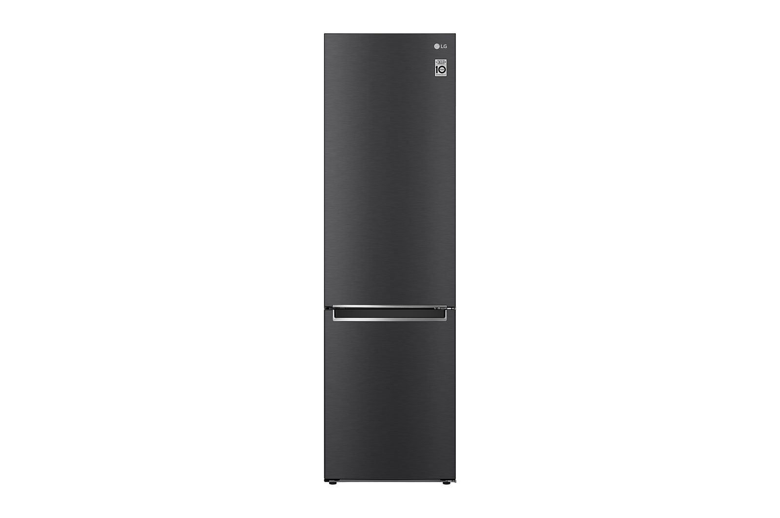 LG 384L Tall Fridge Freezer Total No Frost, Matte Black, GBB72MCVBN