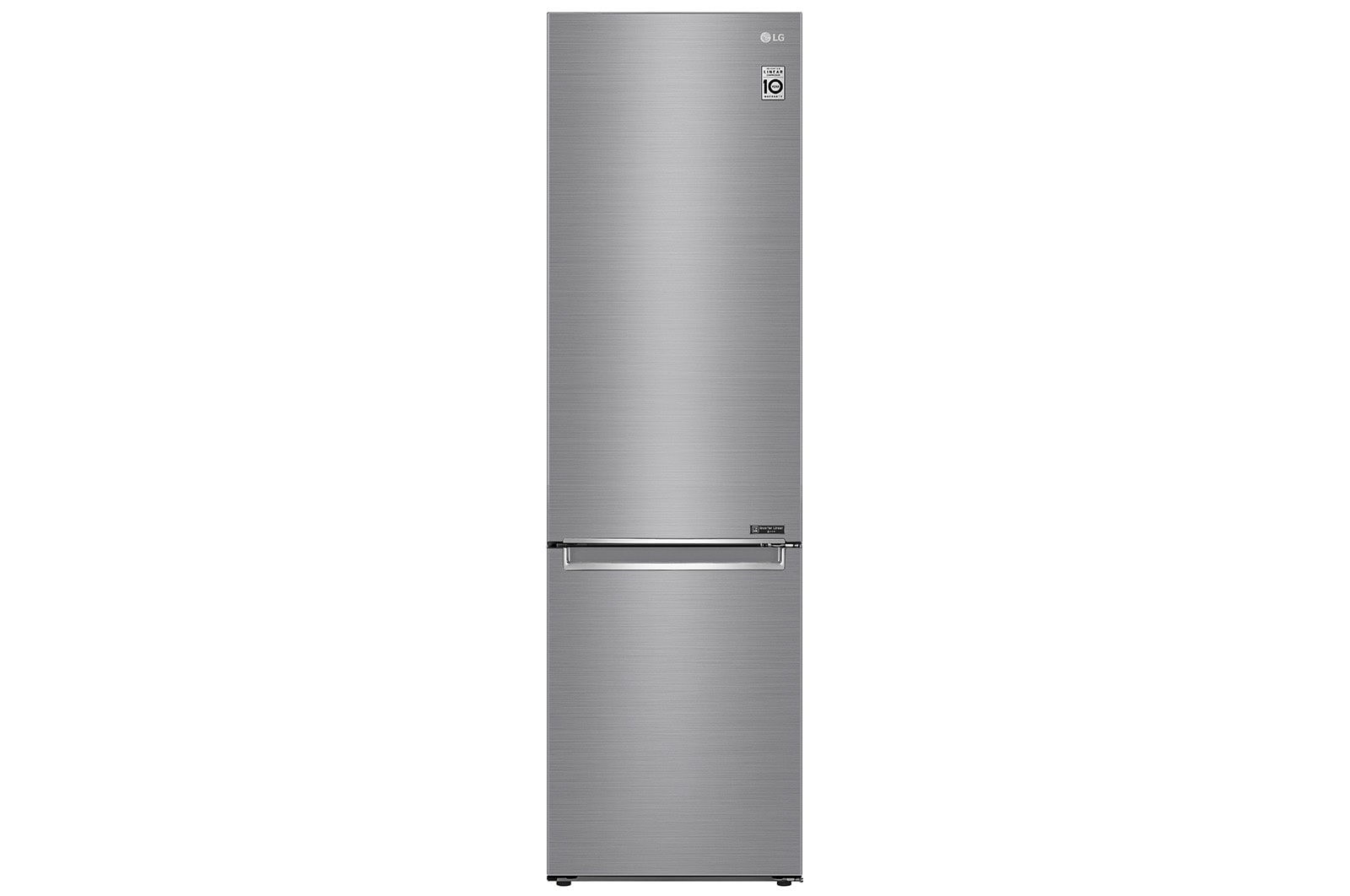 LG Total No Frost (Frost Free) | Tall Fridge Freezer | 384L | GBB72PZEFN | Shiny Steel, GBB72PZEFN