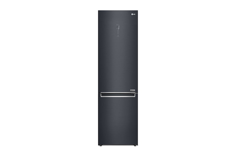 LG 384L Tall Fridge Freezer Total No Frost, Matte Black, GBB92MCABP