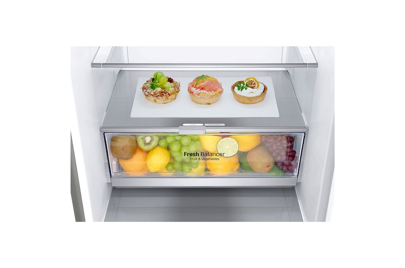 top front view with food