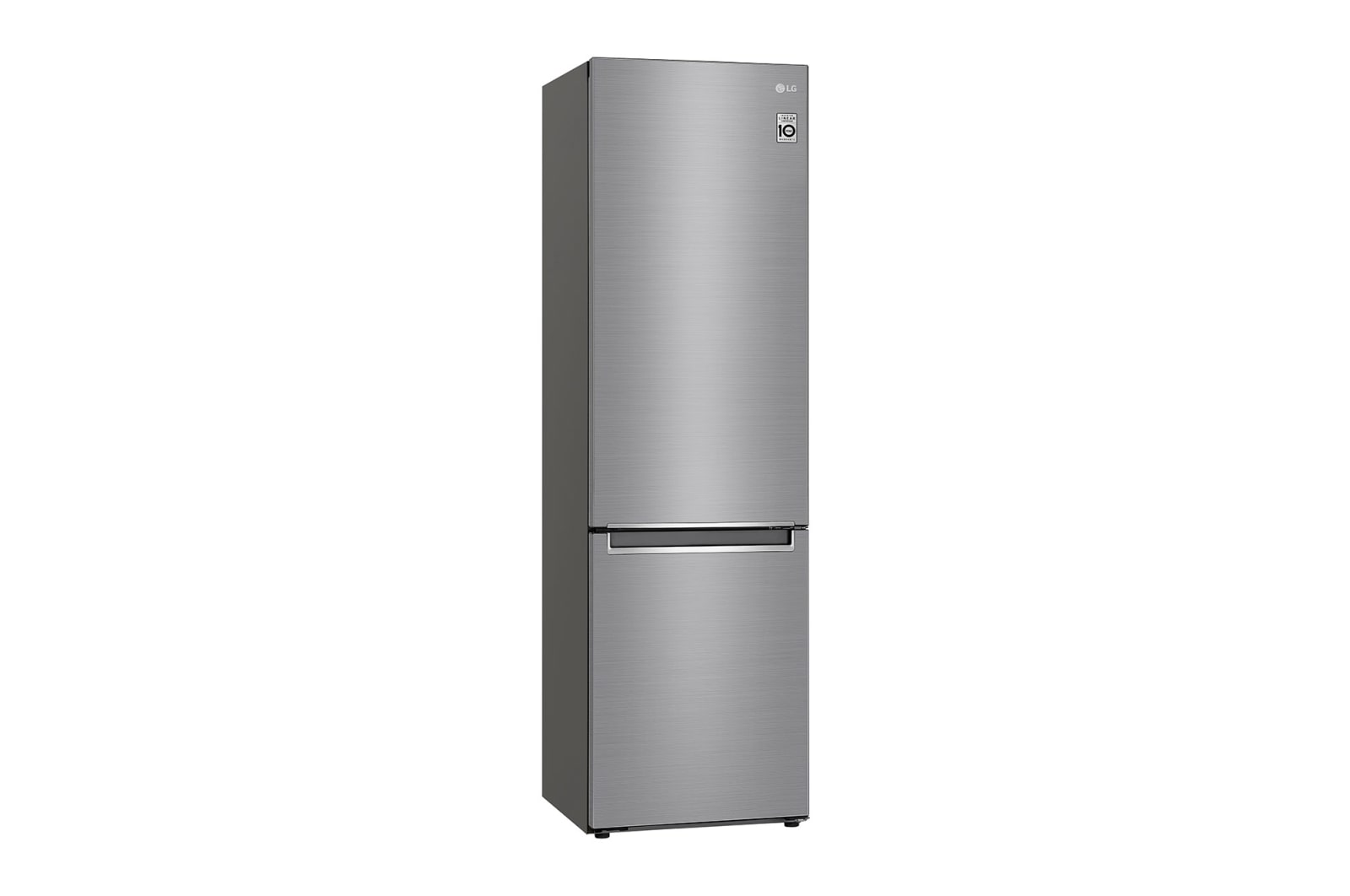 LG Total No Frost (Frost Free) | Tall Fridge Freezer | 384L | GBD62PZYFN | Shiny Steel, GBD62PZYFN