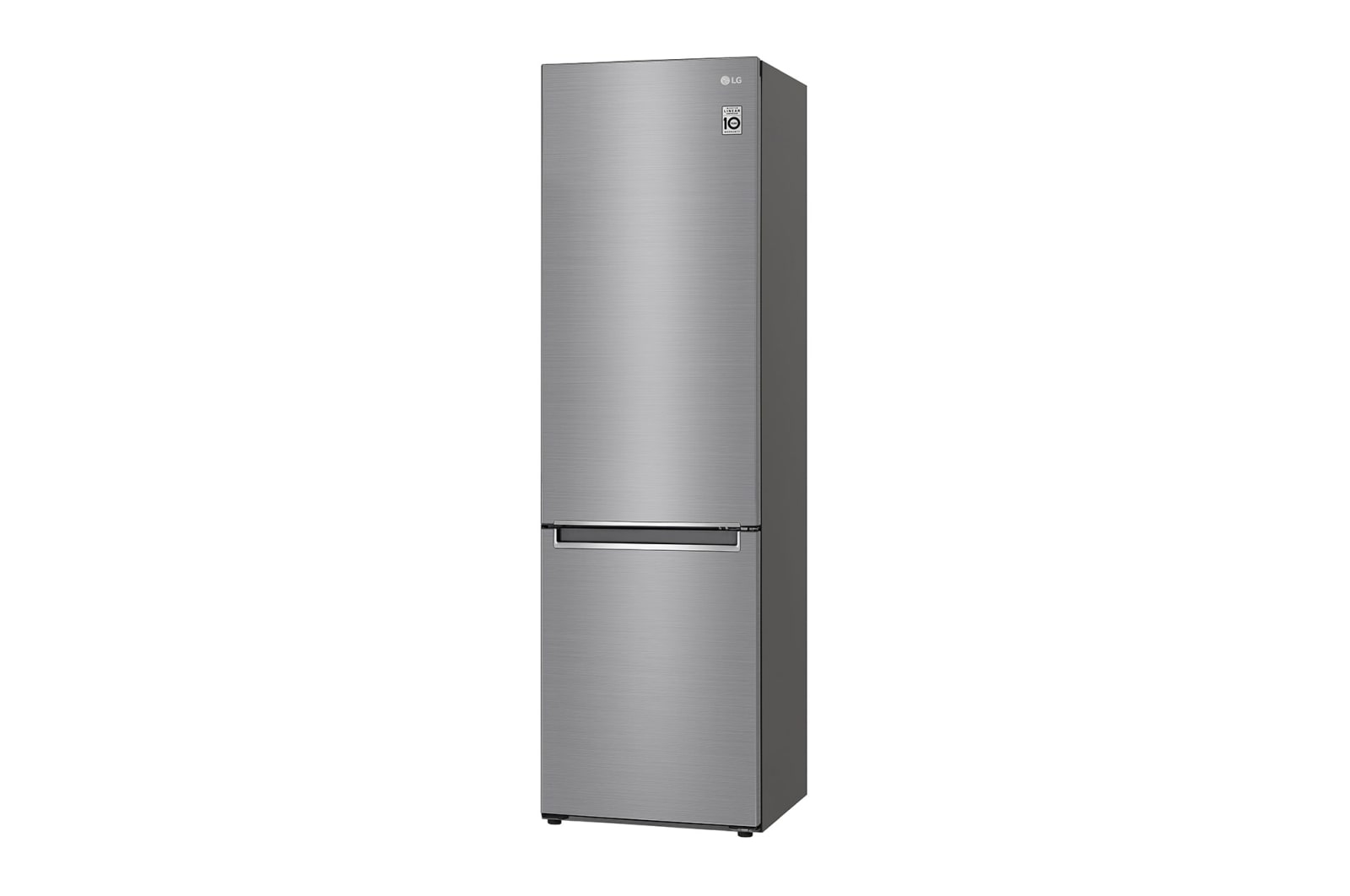 LG Total No Frost (Frost Free) | Tall Fridge Freezer | 384L | GBD62PZYFN | Shiny Steel, GBD62PZYFN