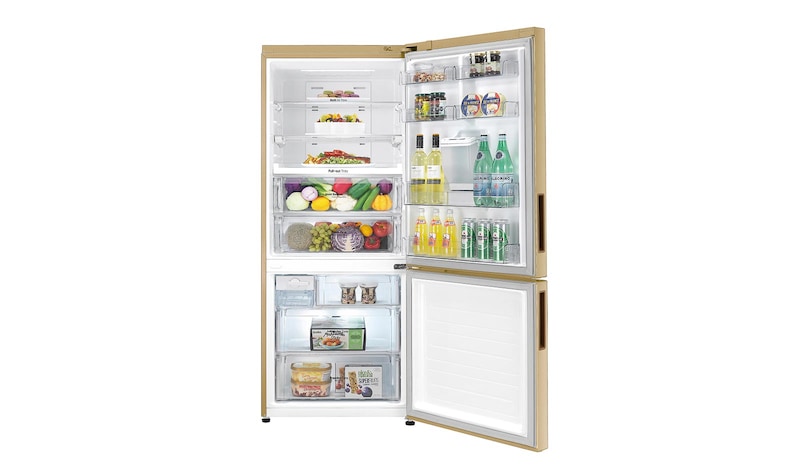 LG Smart Fridge Freezer with Total No Frost and Inverter Linear Compressor, GBF548GVDZH