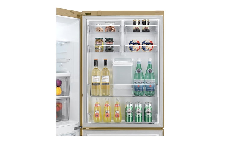 LG Smart Fridge Freezer with Total No Frost and Inverter Linear Compressor, GBF548GVDZH