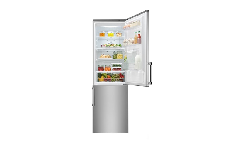LG Smart Fridge Freezer with Total No Frost and Water Dispenser, GBF59NSKZB