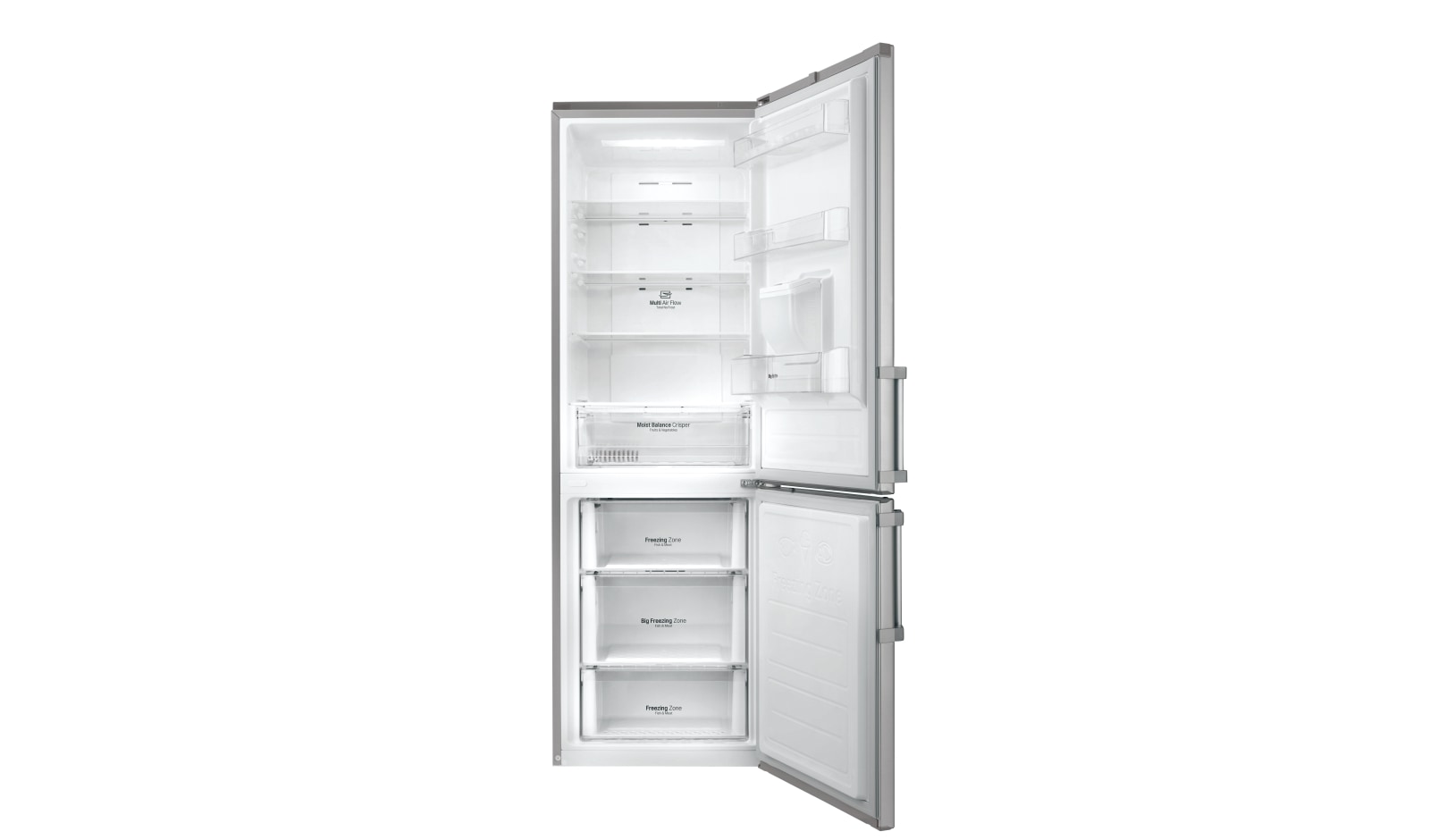 LG Smart Fridge Freezer with Total No Frost and Water Dispenser, GBF59PZKZB