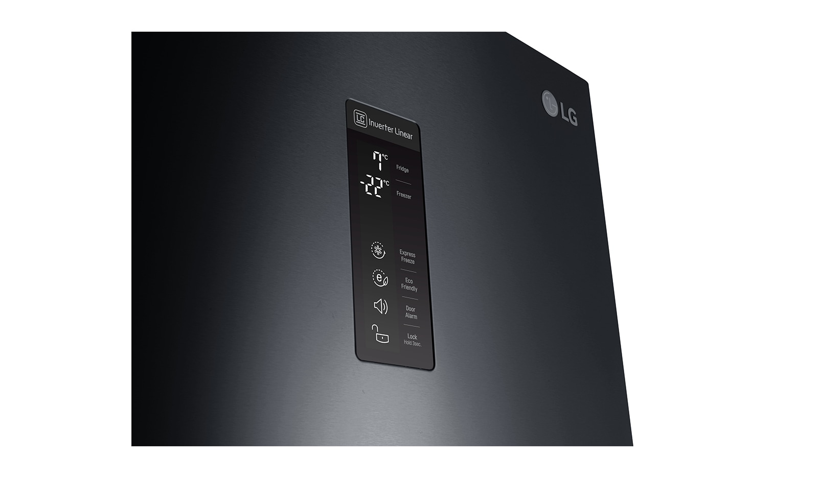 LG Smart Fridge Freezer with Total No Frost and Water Dispenser, GBF59WBKZB