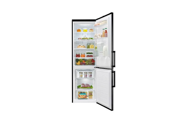 LG Smart Fridge Freezer with Total No Frost and Water Dispenser, GBF59WBKZB