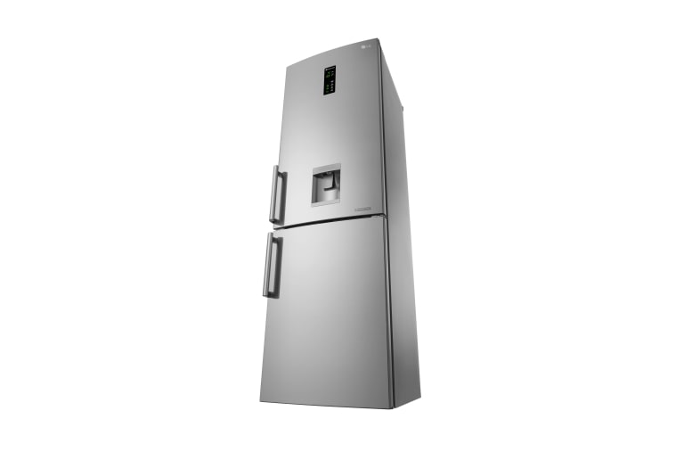 LG Smart Fridge Freezer with Full Wine Rack and Water Dispenser, GBF60NSFZB