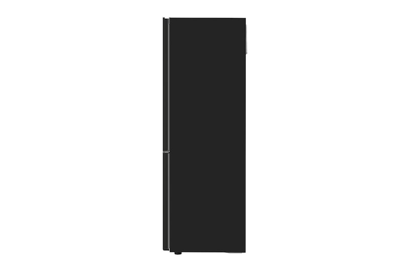 LG 340L Tall Fridge Freezer Water Dispenser, Black Steel, GBF61BLHEN