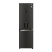 LG Water Dispenser | Tall Fridge Freezer | 340L | GBF61BLHEN | Black Steel, GBF61BLHEN