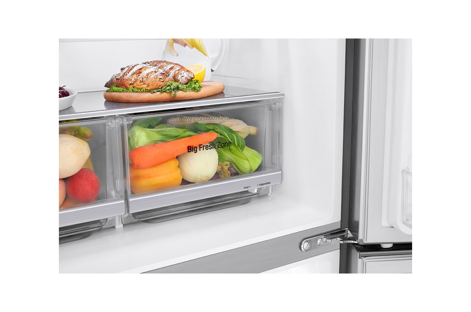 LG Multi-Door Fridge Freezer | 530L | GMB844PZFG | Shiny Steel, GMB844PZFG