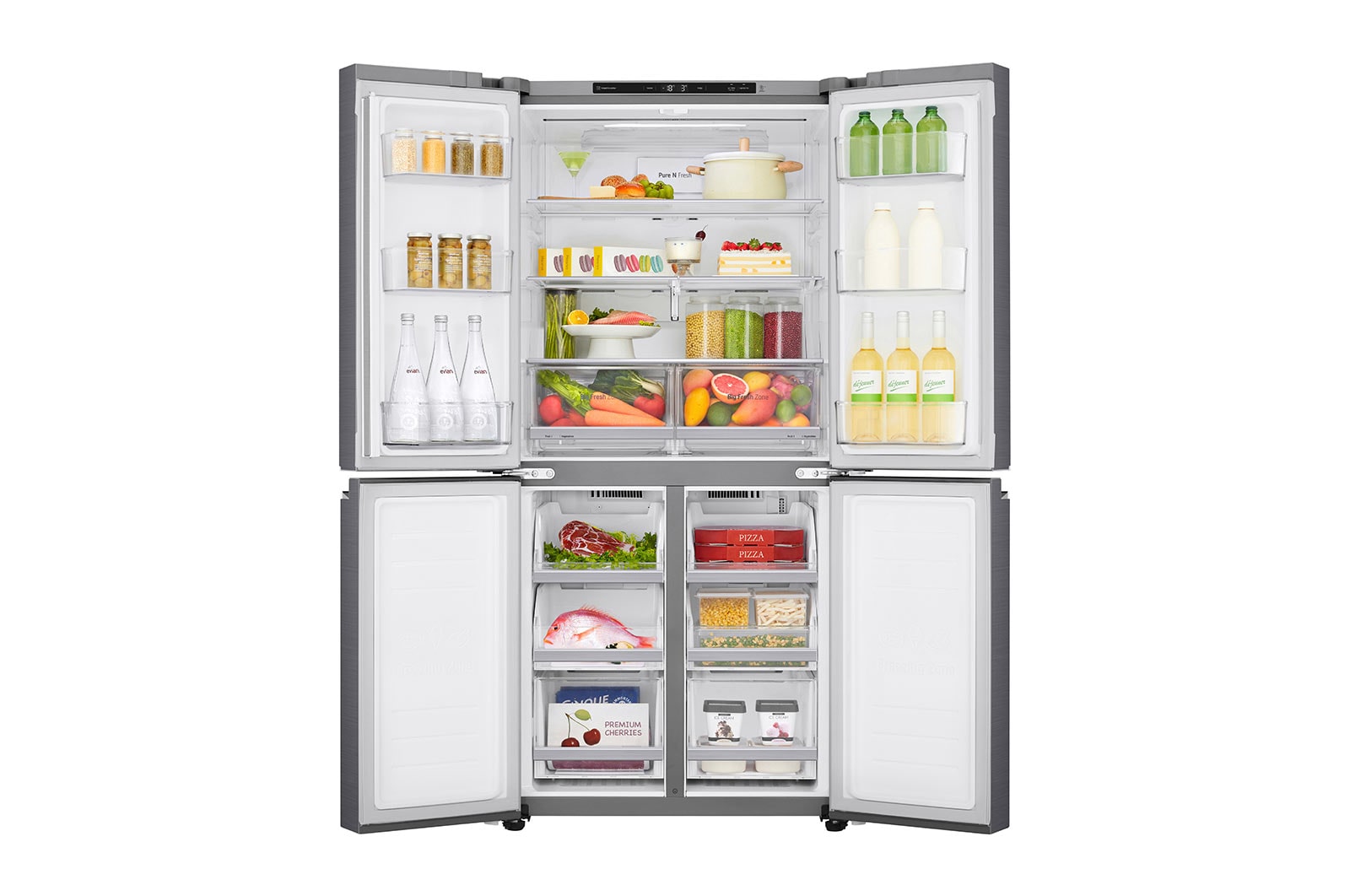 LG Multi-Door Fridge Freezer | 530L | GMB844PZFG | Shiny Steel, GMB844PZFG