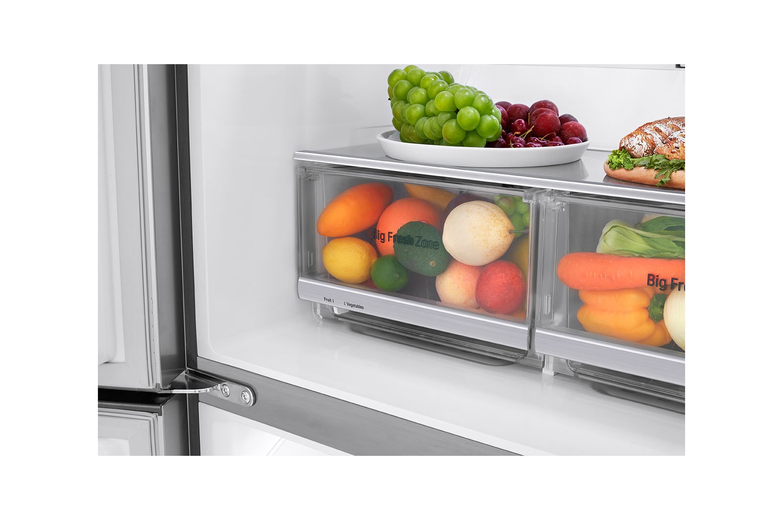 LG Multi-Door Fridge Freezer | 530L | GMB844PZFG | Shiny Steel, GMB844PZFG