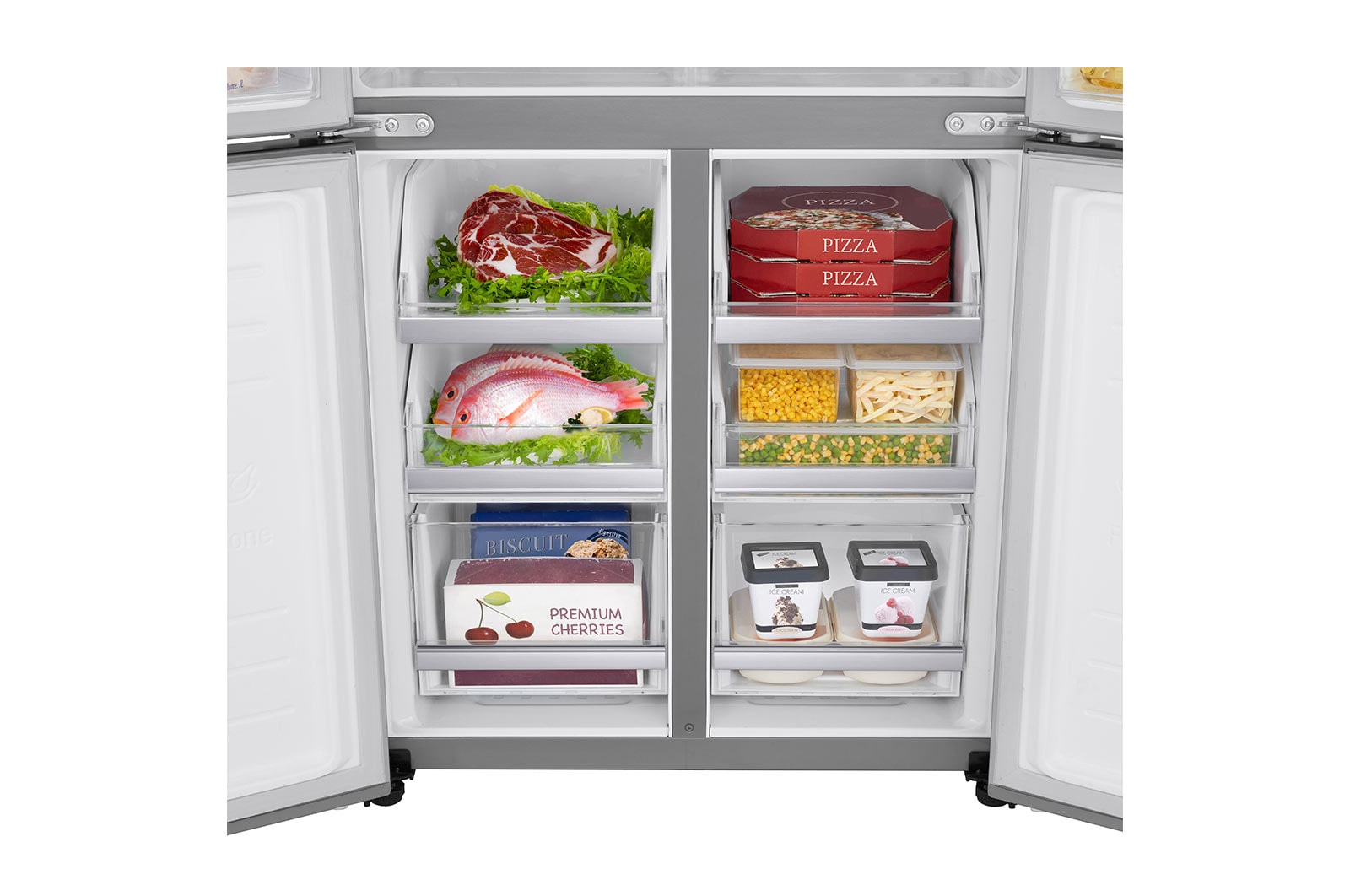 LG Multi-Door Fridge Freezer | 530L | GMB844PZFG | Shiny Steel, GMB844PZFG